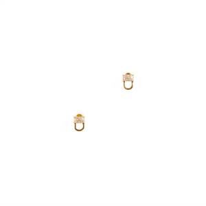 NEW HAILEY GERRITS women's doric studs earrings in coral jade